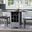 Asbury Park Counter Height Drop Leaf Dining Room Set (Grey)