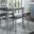 Asbury Park 4 Piece Counter Height Dining Room Set with Bench In Grey
