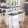 Asbury Park 4 Piece Counter Height Dining Room Set with Bench In White