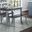 Asbury Park 4 Piece Dining Room Set with Bench In Grey