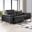 Ascona Power Sofa In Black
