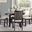 Asher Brown And Black Dining Room Set