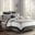 Attingham Polyester Micro Fiber Pieced 7 Piece Queen Coverlet Set In Black