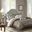 Aubrey Jacquard 12 Piece Queen Comforter Set In Blue/Brown