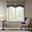 Aubrey Jacquard Window Rod Pocket Valance with Beads In Black