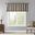Aubrey Jacquard Window Valance In Brown and Blue