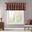 Aubrey Jacquard Window Valance In Burgundy