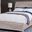 Aurora King Sleigh Bed with Panel Footboard In Whitewash