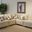 Austin 5 Piece Flexible Slipcover Modular Sofa Set with Round Leg In Light Tan