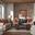 Ava Cashew Living Room Set
