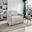 Ava Power Modern Recliner In Light Grey
