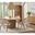 Avaline Round Dining Set In Skylark