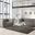 Aversa Living Room Set In Charcoal Gray