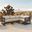 Avion 4 Piece Sectional Set In Canvas Flax and Slate