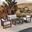 Avion Classic 4 Piece Sofa Set In Cast Silver and Slate