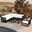 Avion Classic 7 Piece Sectional Set In Canvas Natural and Black