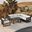 Avion Classic 7 Piece Sectional Set In Cast Silver and Slate