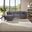 Axis 4 Piece Sectional Regency Titanium Frame In Gray