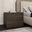 Ayla Melamine Nightstand In Dark Oak
