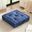 Azza Poly Chenille Square Floor Pillow Cushion In Navy
