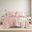 Bailey Diamond Pucker Woven Comforter Set In Pink