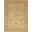 Baku Collection Hand-Knotted Lamb's Wool Area Rug- 9' 10" x 16' In Gold and Beige