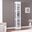 Balterley Tall Curio With Glass Door In White