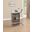 Dallas 2-shelf Home Bar Silver and Frosted Glass
