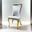 Basilicata Side Chair Set of 2 In Gray