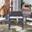 Bassey 4 Piece Living Set In Grey