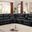 Bastrop Black Reclining LAF Sectional