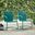 Bates Retro Outdoor Chair In Turquoise Gloss - Set of 2
