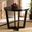 Baxton Studio Alayna Modern and Contemporary Dark Brown Finished 35-Inch-Wide Round Wood Dining Table