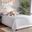 Baxton Studio Benjen Modern And Contemporary Glam Light Pink Velvet Fabric Upholstered Full Size Panel Bed