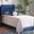 Baxton Studio Caprice Modern And Contemporary Glam Navy Blue Velvet Fabric Upholstered Twin Size Panel Bed