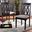 Baxton Studio Cherese Modern And Contemporary Grey Fabric Upholstered And Dark Brown Finished Wood 2-Piece Dining Chair Set