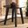Baxton Studio Ela Modern and Contemporary Dark Brown Finished 35-Inch-Wide Round Wood Dining Table