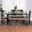 Baxton Studio Genesis Modern Beige Fabric and Dark Brown Finished Wood 6 Piece Dining Set