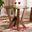Baxton Studio Irene Modern and Contemporary Walnut Brown Finished 35-Inch-Wide Round Wood Dining Table