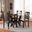 Baxton Studio Kaila Modern And Contemporary Dark Brown Finished Wood 5 Piece Dining Set