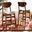 Baxton Studio Katya Mid-Century Modern Sand Fabric Upholstered And Walnut Brown Finished Wood 2-Piece Counter Stool Set