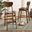 Baxton Studio Katya Mid-Century Modern Walnut Brown Finished Wood 2-Piece Bar Stool Set