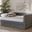 Baxton Studio Larkin Modern And Contemporary Grey Velvet Fabric Upholstered Queen Size Daybed With Trundle