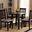 Baxton Studio Lilly Modern and Contemporary Grey Fabric Upholstered and Dark Brown Finished Wood 5-Piece Dining Set