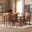 Baxton Studio Nicolette Modern And Contemporary Walnut Brown Finished Wood 7 Piece Dining Set