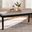 Baxton Studio Teresa Modern and Contemporary Transitional Grey Fabric Upholstered and Dark Brown Finished Wood Dining Bench