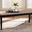 Baxton Studio Teresa Modern and Contemporary Transitional Sand Fabric Upholstered and Dark Brown Finished Wood Dining Bench