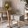 Baxton Studio Trianna Rustic Transitional Whitewashed Rattan And Natural Brown Finished Wood Dining Chair
