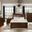 Begonia Brown Cherry Bedroom Set