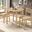 Bucknell 3-piece Dining Set with Drop Leaf Natural and Tan